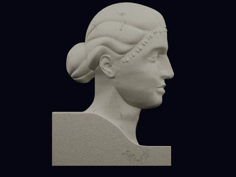 CLEOPATRA HAIR 3D Model