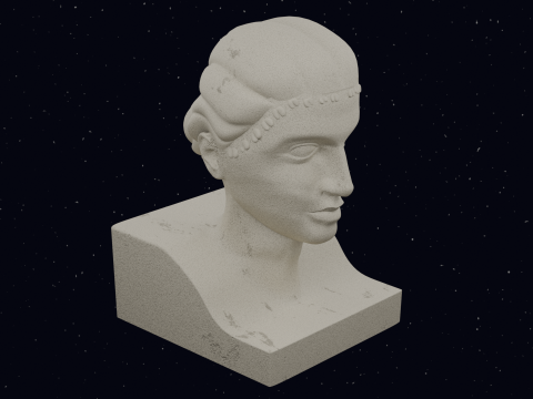 CLEOPATRA HAIR 3D Model