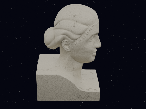 CLEOPATRA HAIR 3D Model
