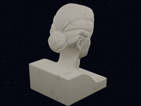 CLEOPATRA HAIR 3D Model