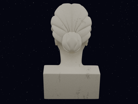 CLEOPATRA HAIR 3D Model