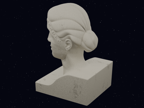 CLEOPATRA HAIR 3D Model