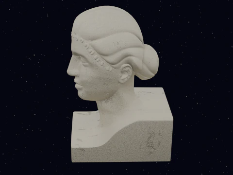 CLEOPATRA HAIR 3D Model