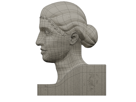 CLEOPATRA HAIR 3D Model
