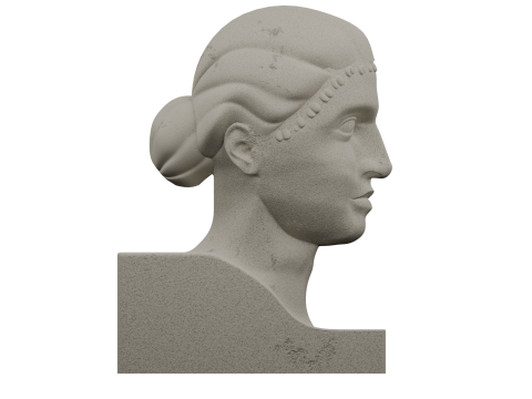 CLEOPATRA HAIR 3D Model