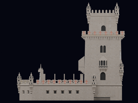 BELEM TOWER PORTUGAL 3D Model