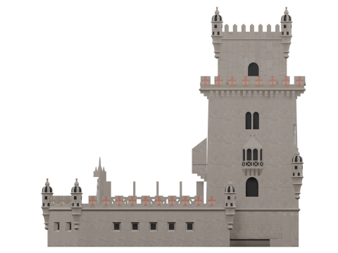 BELEM TOWER PORTUGAL 3D Model