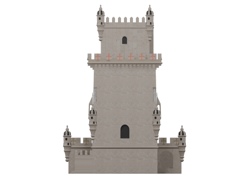 BELEM TOWER PORTUGAL 3D Model