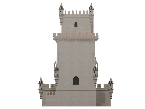 BELEM TOWER PORTUGAL 3D Model