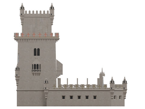 BELEM TOWER PORTUGAL 3D Model