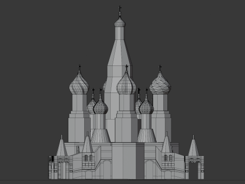 ST BASILS CATHEDRAL MOSCOW Modelo 3D