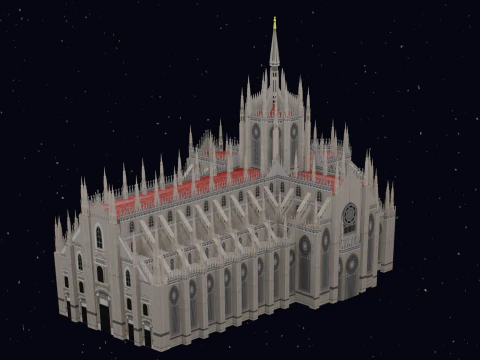 MILAN CATHEDRAL 3D Model