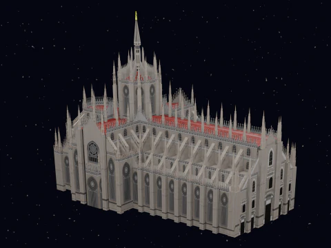 MILAN CATHEDRAL 3D Model