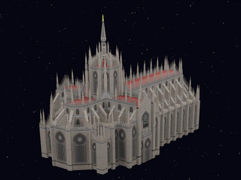 MILAN CATHEDRAL 3D Model