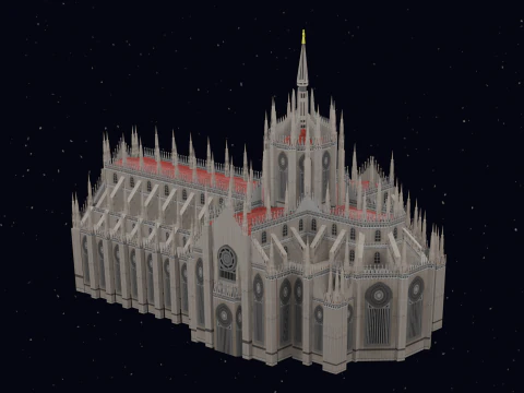 MILAN CATHEDRAL 3D Model