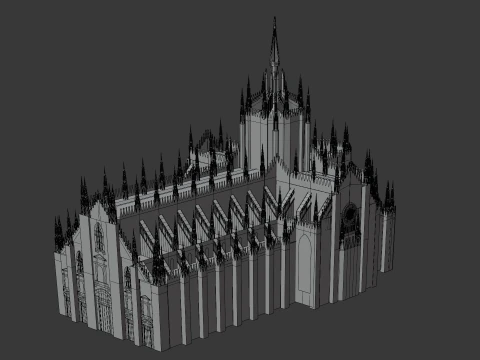 MILAN CATHEDRAL 3D Model