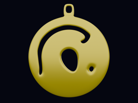 JOHNNY MEDAL ART JEWEL 3D Model
