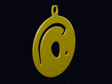 JOHNNY MEDAL ART JEWEL 3D Model