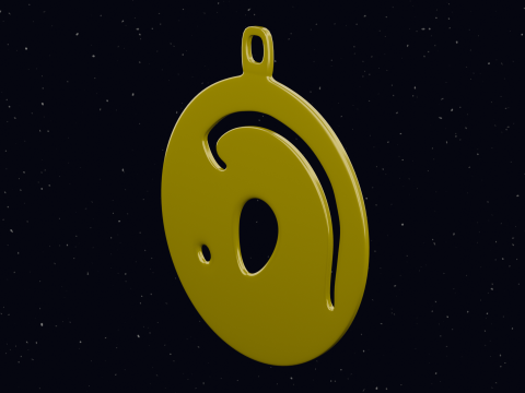 JOHNNY MEDAL ART JEWEL 3D Model