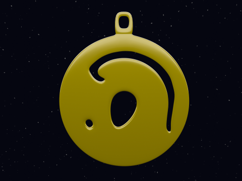 JOHNNY MEDAL ART JEWEL 3D Model