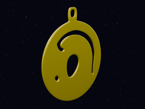 JOHNNY MEDAL ART JEWEL 3D Model