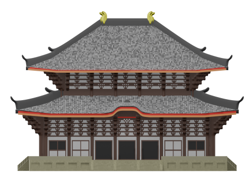 GRAND BUDDHA TODAI-JI TEMPLE JAPAN 3D Модель