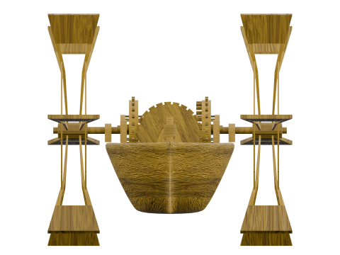 LEONARDO DA VINCI PADDLE BOAT Modelo 3D