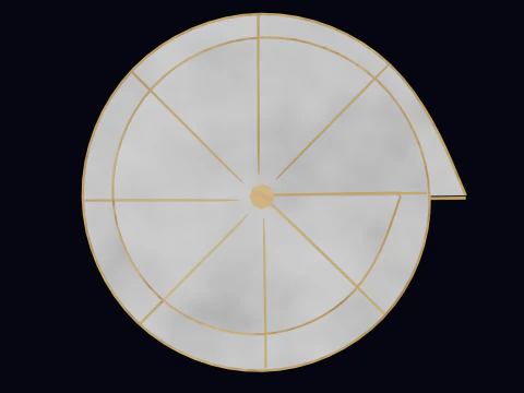 ЛЕОНАРДО ДА ВИНЧИ - ВОЗДУШНЫЙ ВИНТ 3D Модель