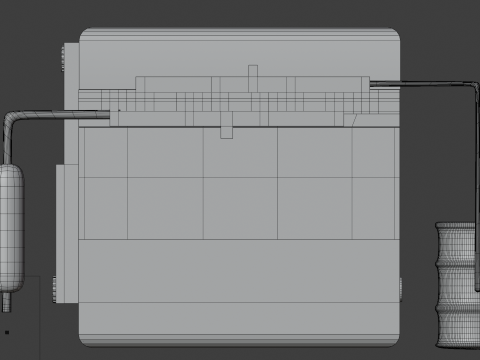 4 STROKE ENGINE 3Dモデル