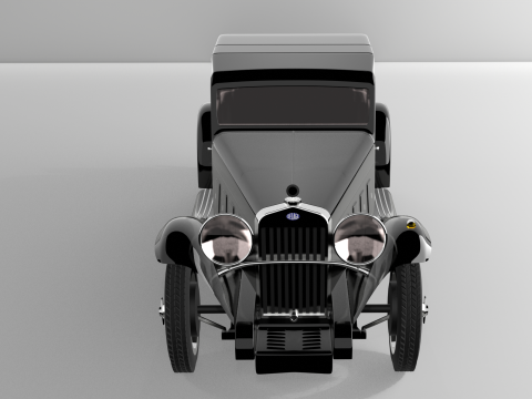 DELAGE D8 SS SEDANCA COUPE 1933 3D Model