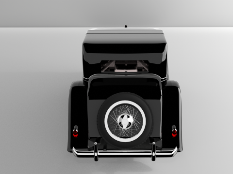 DELAGE D8 SS SEDANCA COUPE 1933 3D Model