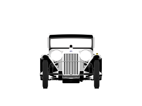 DELAGE D8 SS SEDANCA COUPE 1933 3D Model