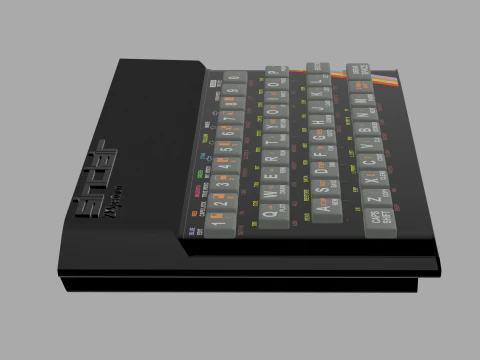 SINCLAIR ZX SPECTRUM 1982 3D Model