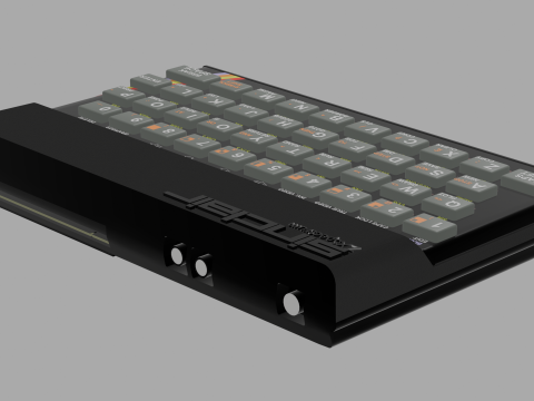 SINCLAIR ZX SPECTRUM 1982 3D 模型