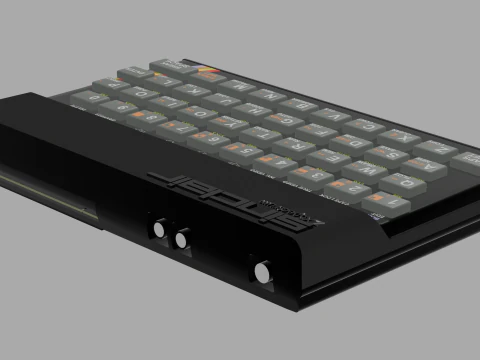SINCLAIR ZX SPECTRUM 1982 3D Model