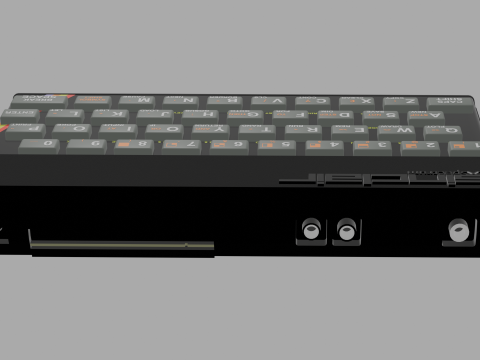 SINCLAIR ZX SPECTRUM 1982 3D 模型