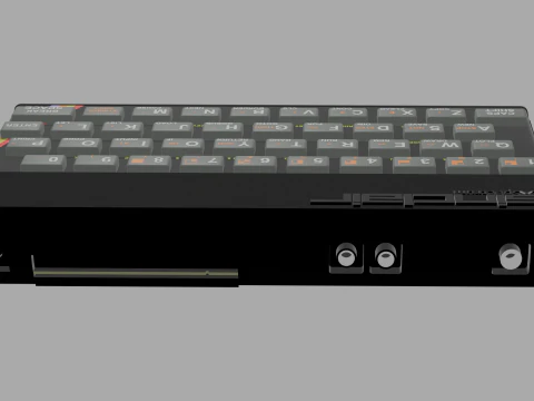 SINCLAIR ZX SPECTRUM 1982 3D Model