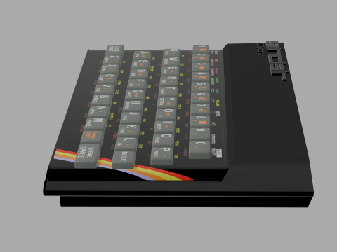 SINCLAIR ZX SPECTRUM 1982 3D 模型