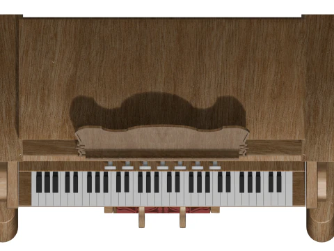 ハーモニウム 3Dモデル