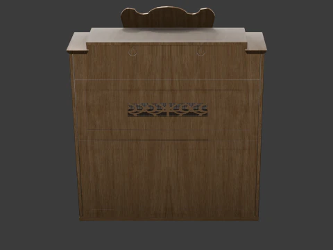 ハーモニウム 3Dモデル