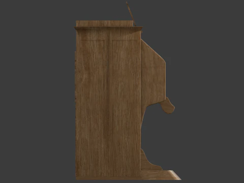 ハーモニウム 3Dモデル