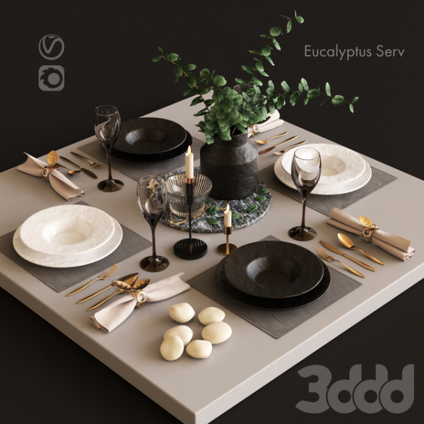 Set for serving 3D Model .c4d .max .obj .3ds .fbx .stl .blend 