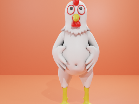 Cartoon Chicken Model 3D