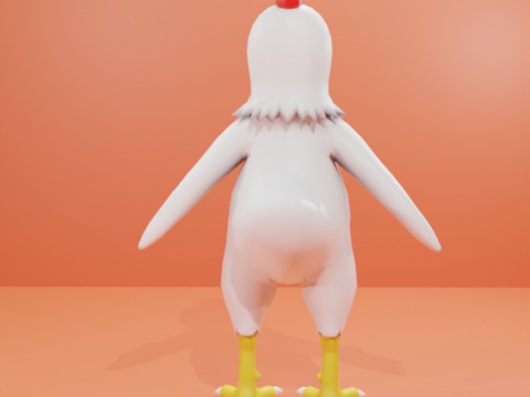 Cartoon Chicken Model 3D