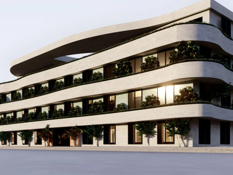 주거용 건물 3D 모델