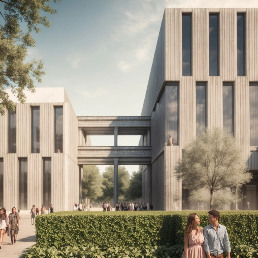 Commercial complex 3D Model .c4d .max .obj .3ds .fbx .stl .blend 
