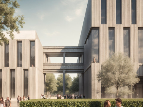 Commercial complex 3D 모델