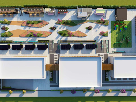 Commercial complex 3D Model
