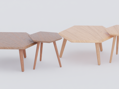 Metric Coffee Table and Metric End Table 3D Model