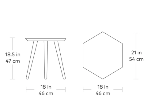 Metric Coffee Table and Metric End Table 3D Model